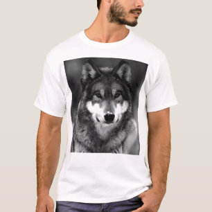 T-shirts Lobo Negro e Branco