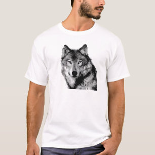 T-shirts Lobo Negro e Branco