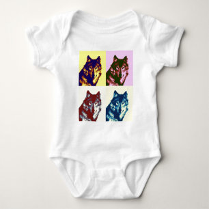 T-shirts Lobo Pop Art