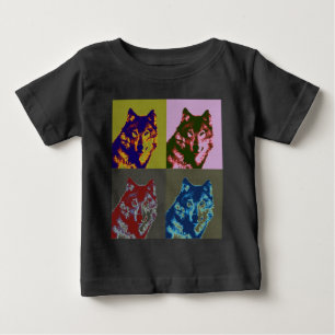 T-shirts Lobo Pop Art