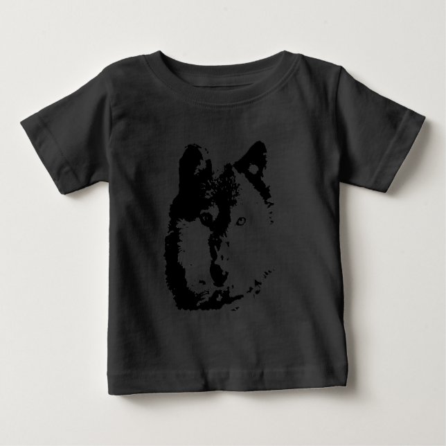 T-shirts Lobo Pop Art (Frente)