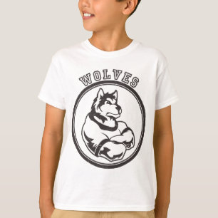 T-shirts Lobos ou mascote do lobo