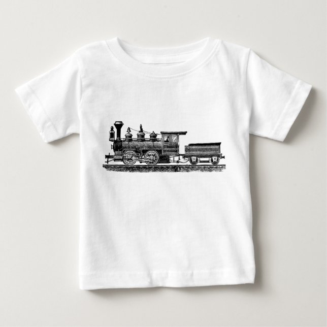 T-shirts Locomotiva 02 - Preto (Frente)