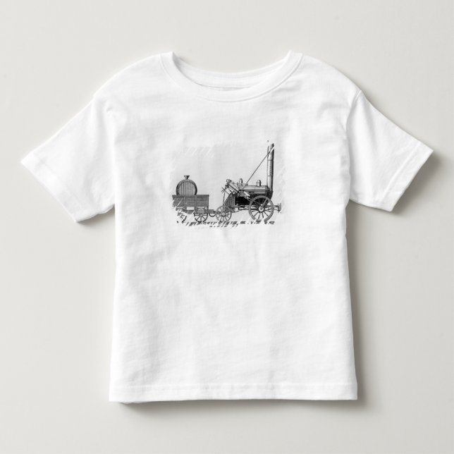 T-shirts Locomotiva de George Stephenson, "Rocket", 1829 (Frente)