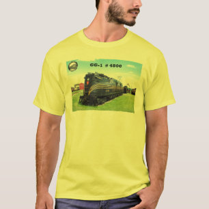 T-shirts Locomotiva GG-1 #4800 -2- da estrada de ferro de