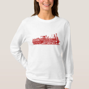 T-shirts Locomotiva - vermelho do rubi