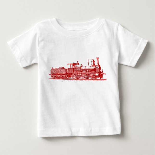T-shirts Locomotive - Ruby Red (Frente)