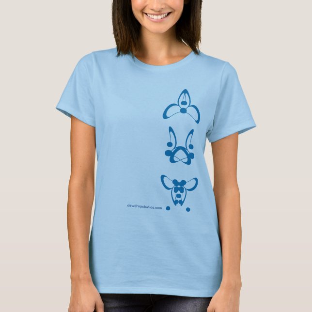 T-shirts logomorphs dos dewdropstudios (Frente)