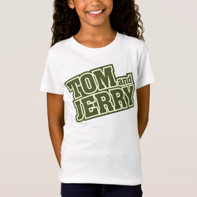T-shirts Logotipo 3 de Tom e Jerry (Frente)