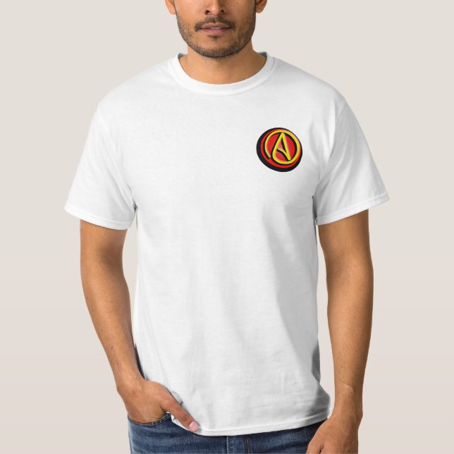 T-shirts Logotipo ateu (Frente)
