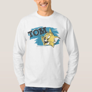 T-shirts Logotipo azul e amarelo de Tom