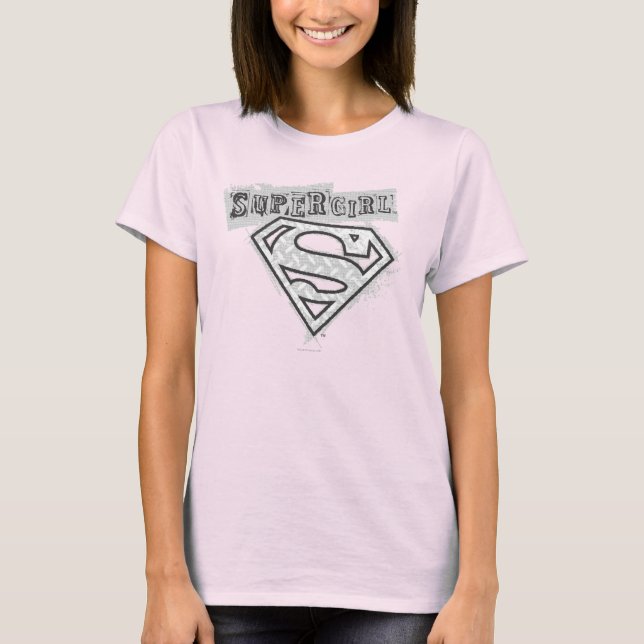 T-shirts Logotipo da Supergirl 1 (Frente)
