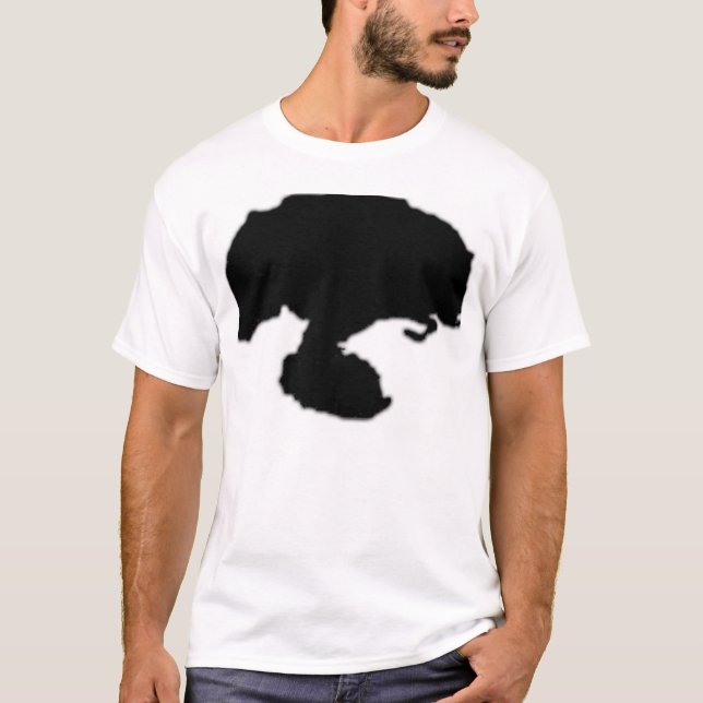 T-shirts Logotipo das produções de N2ition (branco) (Frente)