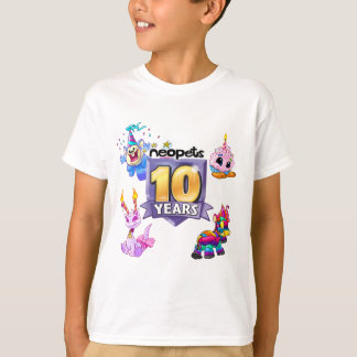 T-shirts Logotipo de aniversário do 10º