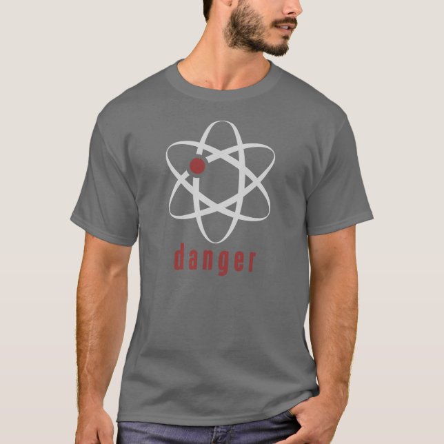 T-shirts Logotipo de Atomkraft com perigo (Frente)