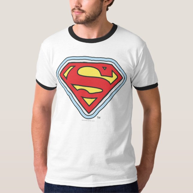 T-shirts Logotipo de banda desenhada da Supergirl (Frente)