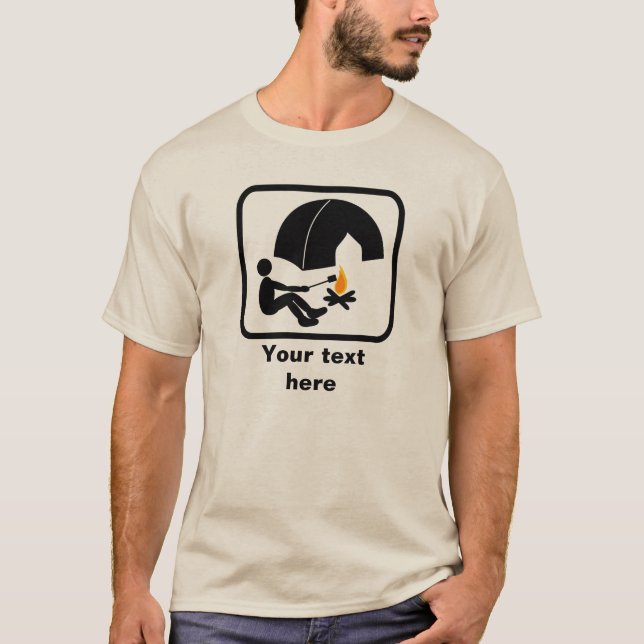 T-shirts Logotipo de Camper - Personalizável (Frente)