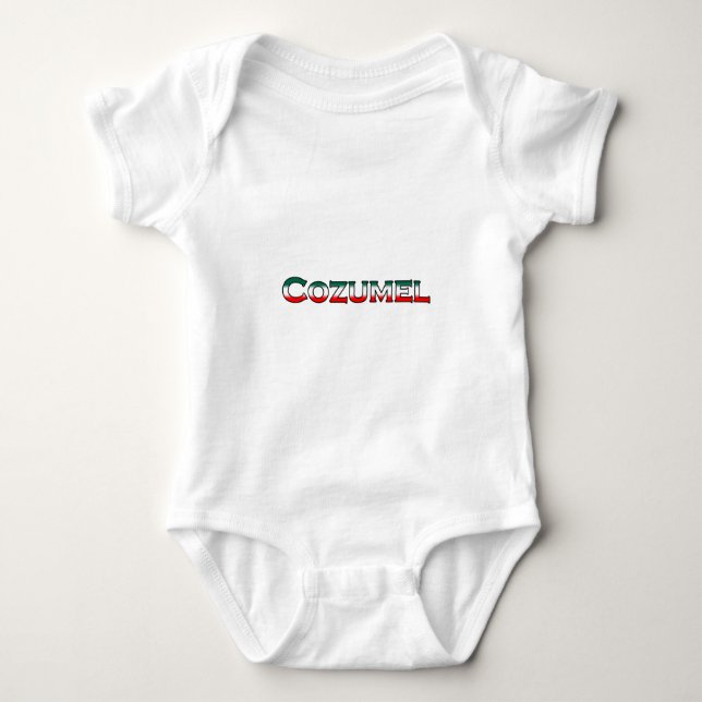 T-shirts Logotipo de Cozumel (texto) (Frente)