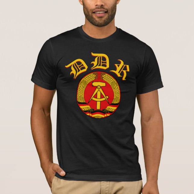 T-shirts Logotipo de East Germany (RDA) (Frente)