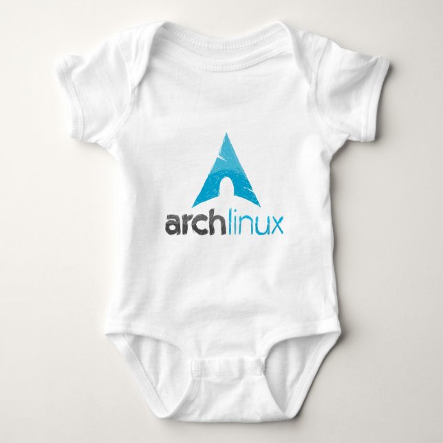 T-shirts Logotipo de Linux do arco (Frente)