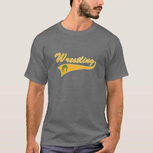T-shirts logotipo de luta livre