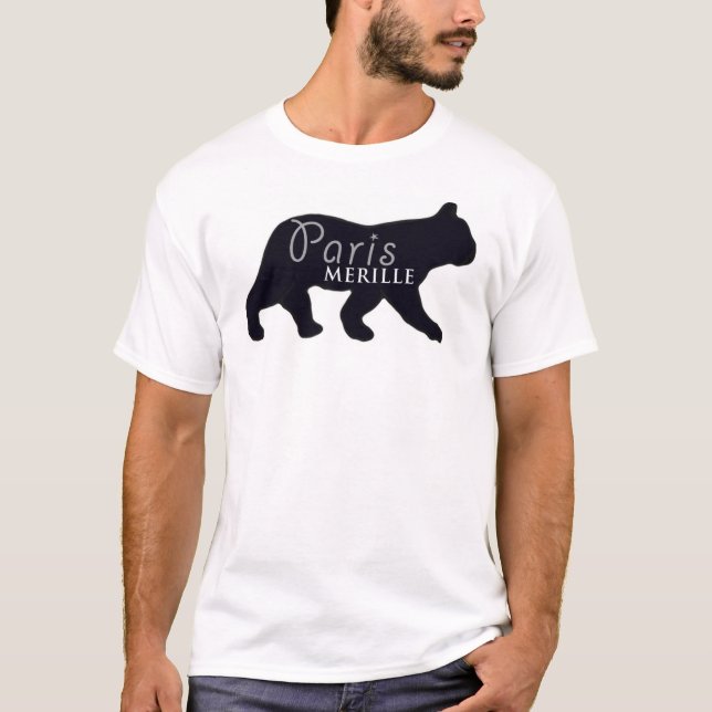 T-shirts Logotipo de Paris Merille (Frente)