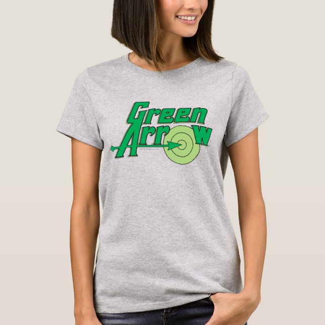T-shirts Logotipo de seta verde (Frente)