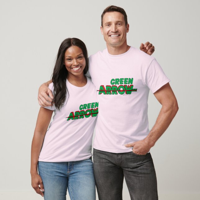 T-shirts Logotipo de seta verde 2 (Unissex)