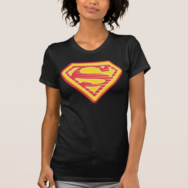 T-shirts Logotipo de Supergirl Far-Out (Frente)