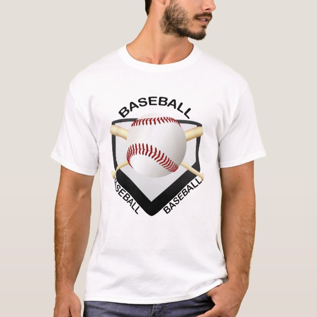T-SHIRTS LOGOTIPO DO BASEBOL (Frente)