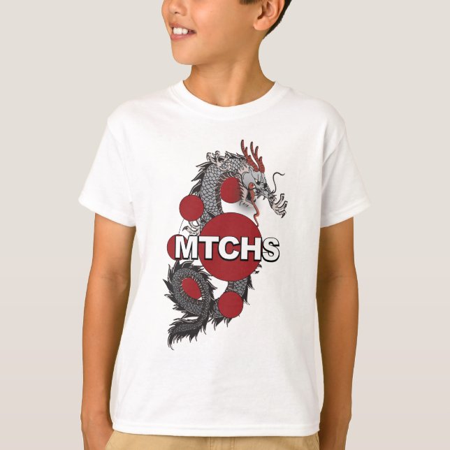 T-shirts Logotipo do Dragão MTCHS (Frente)