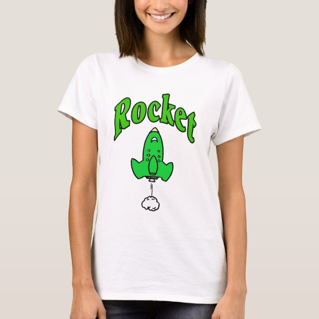 T-shirts Logotipo do foguete (Frente)