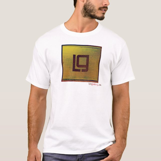 T-shirts logotipo do lg rústico (Frente)