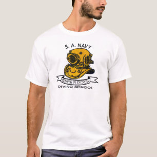 T-shirts logotipo do mergulhador