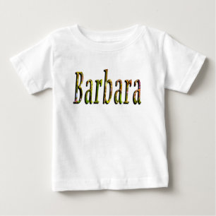 T-shirts Logotipo do nome das raparigas Barbara,
