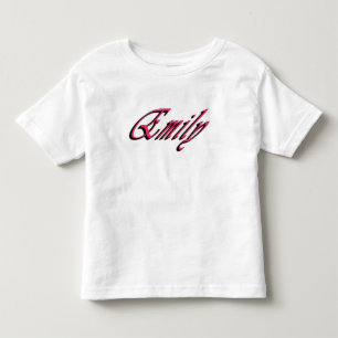 T-shirts Logotipo do nome Emily Girls
