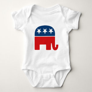 T-shirts Logotipo do Partido Republicano - Elefante GOP