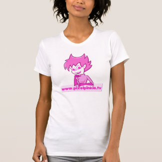 T-shirts Logotipo do Pinkie do pixel
