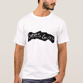 T-shirts Logotipo do rasgo das caras de Dees