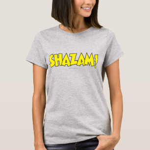 T-shirts Logotipo do Shazam Amarelo