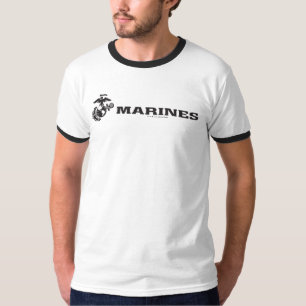 T-shirts Logotipo do USMC - preto