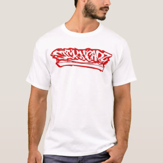 T-shirts Logotipo do vermelho de Sickheadz
