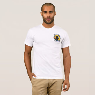 T-shirts Logotipo esperto do bolso da HASTE do homem das