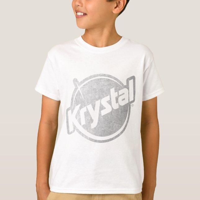 T-shirts Logotipo Krystal esmaecido (Frente)