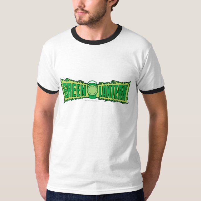 T-shirts Logotipo Lanterna Verde com Lanterna (Frente)