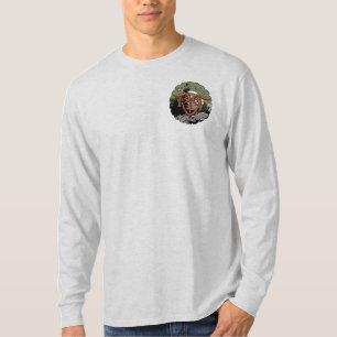 T-shirts Logotipo longo adulto do Raglan RFT da Capa