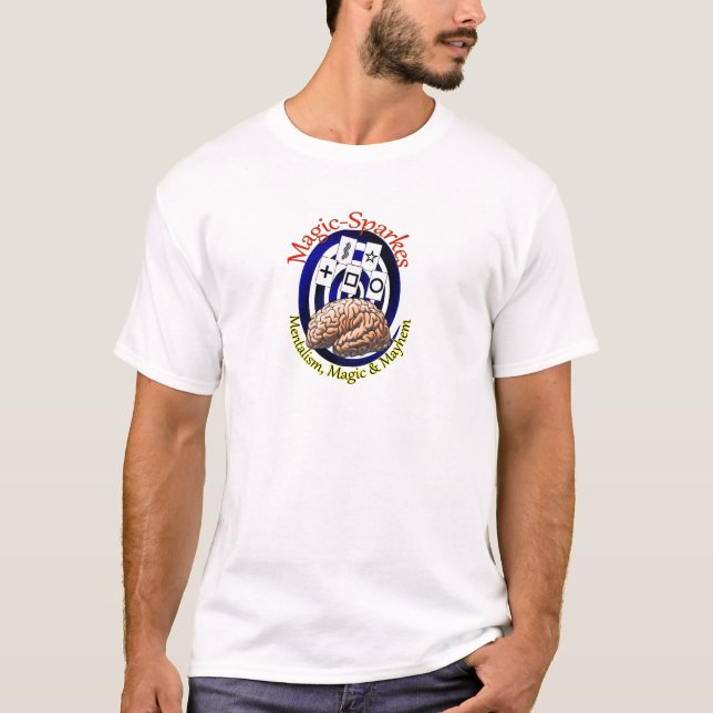 T-shirts Logotipo mágico de Sparkes (Frente)