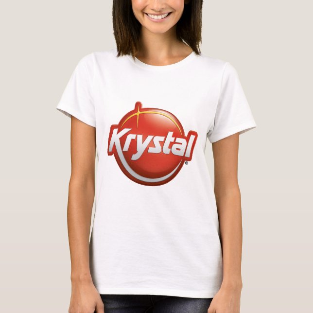 T-shirts Logotipo novo de Krystal (Frente)