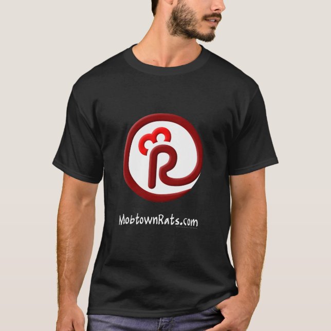 T-shirts Logotipo oficial T (preto) (Frente)