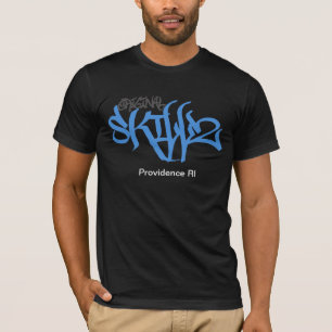 T-shirts Logotipo original de Skillz (azul novo